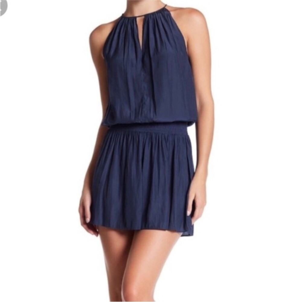 Ramy Brook Shelly Dress Navy Blue Size L